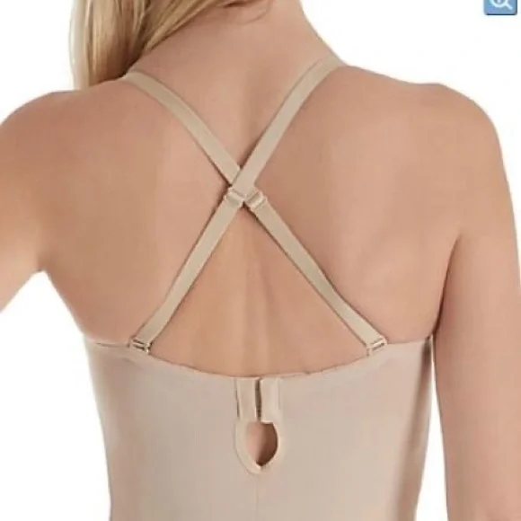 TC Fine Intimates Convertible StraplessShapewear Slip Dress Underwear 34C